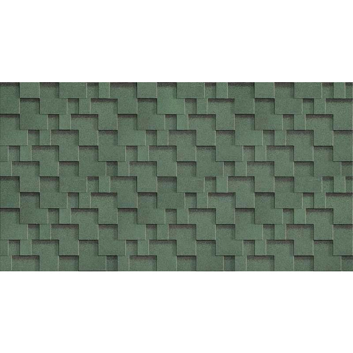 Гибкая черепица однослойная Технониколь Шинглас Фокстрот Эвкалипт